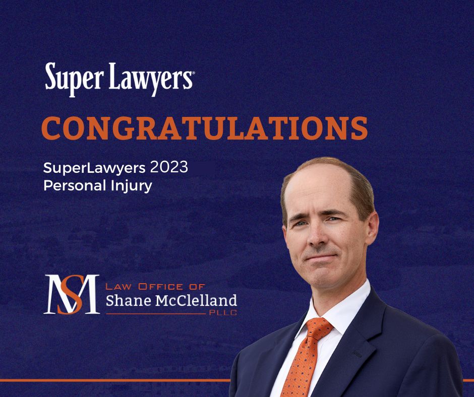 Attorney Shane McClelland named a 2023 Personal Injury Texas Super Lawyer